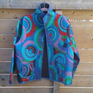 Vintage Rare Parsley & Sage reversible quilted jacket
